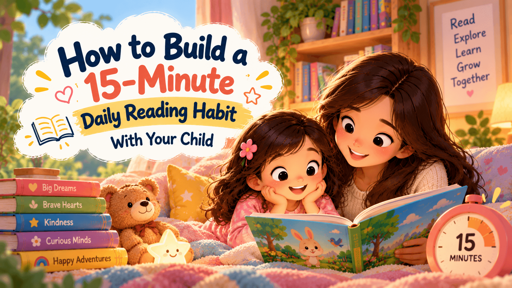 How to Build a 15-Minute Daily Reading Habit With Your Child