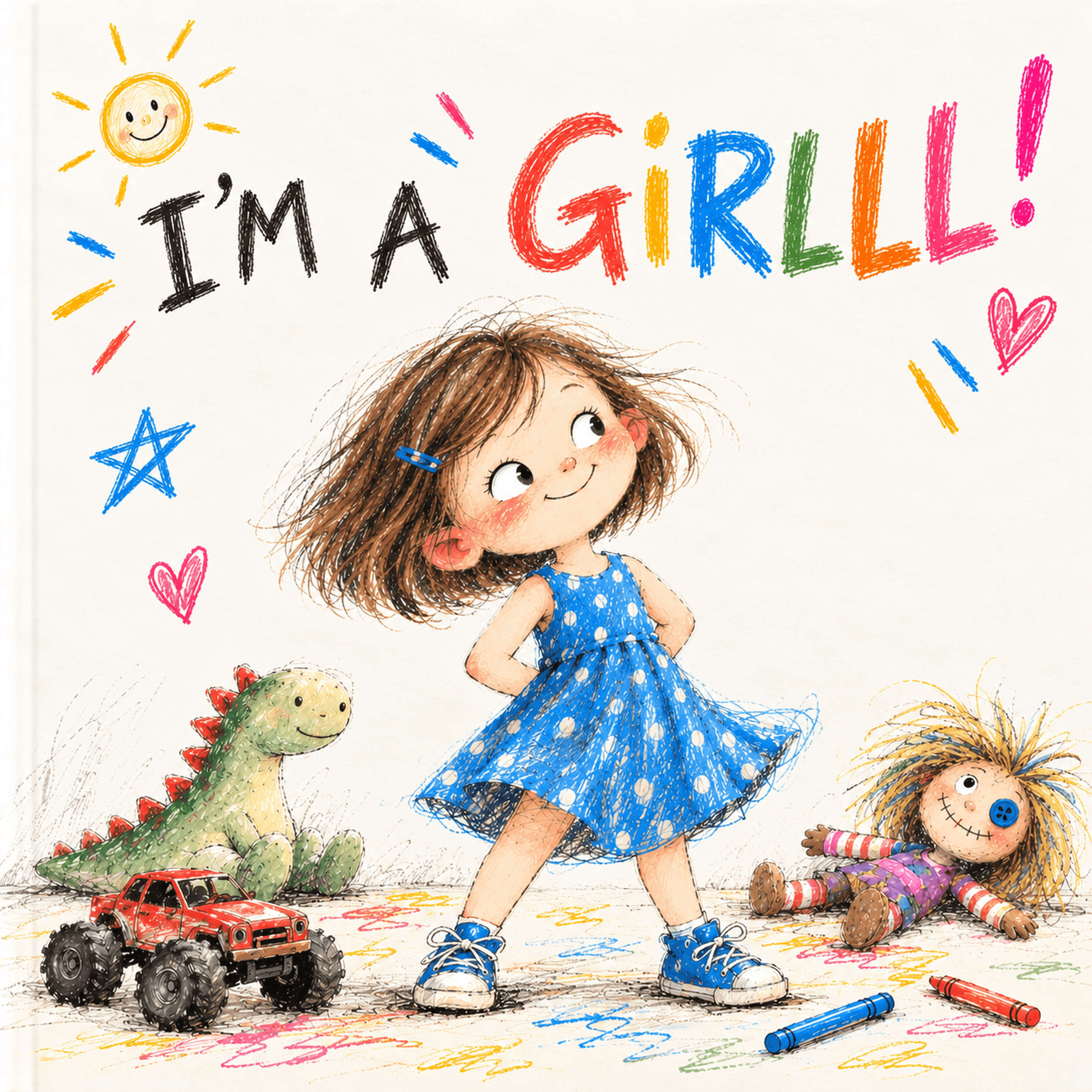 I'm a GiRLLLL! – A Funny Children's Story About Being Yourself book cover